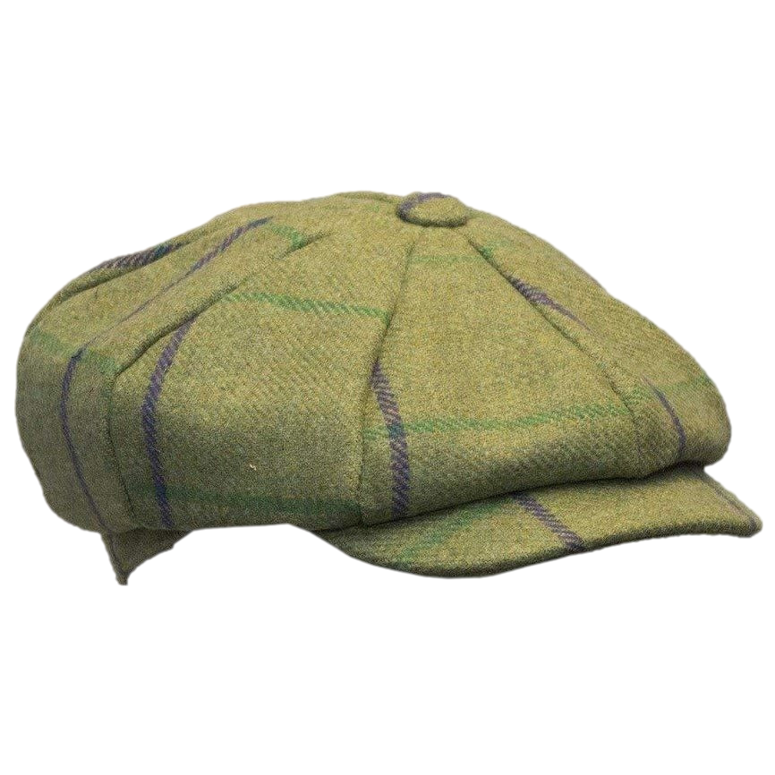 Ladies tweed top baker boy cap