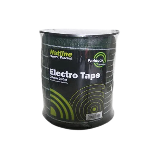 Paddock White or Green Electric Fence Tape (200m)