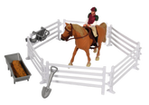 Horse, rider, and accessories