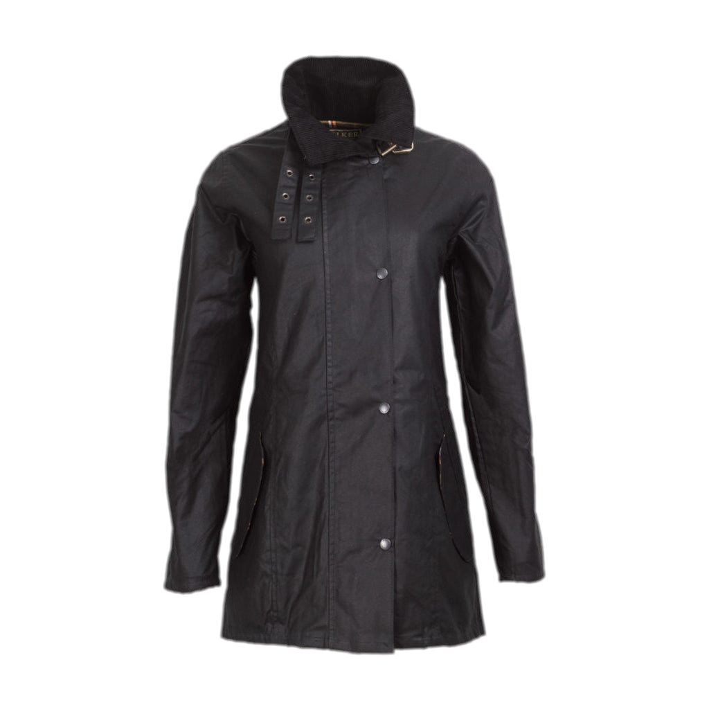 100 Waxed Sofia Outdoor 3 4 Length Jacket