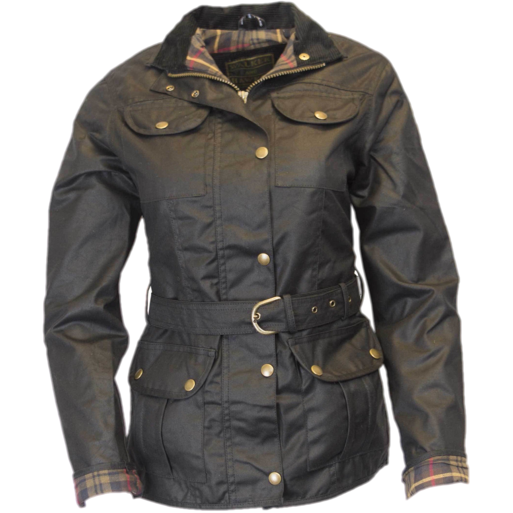 Waxed biker online jacket womens