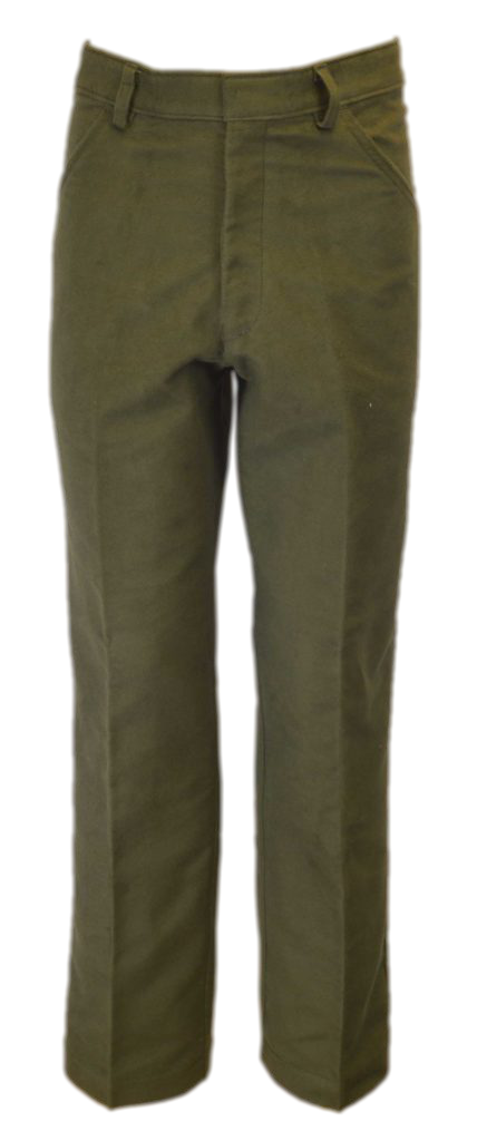 Cotton Moleskin Mens Trousers - Lovat – Bucktrout Tailoring
