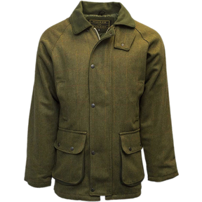 Walker & Hawkes Men's Dark Sage Tweed Shooting Country Coat / Jacket-Equestrian Co.