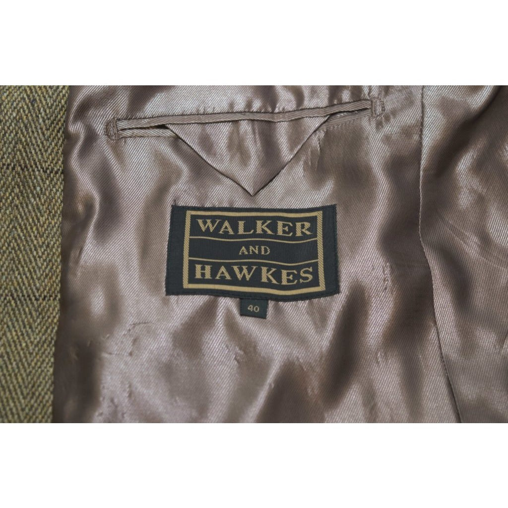 Walker & Hawkes Windsor Light Sage Tweed Country Blazer / Jacket-Equestrian Co.