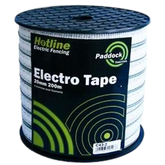 Hotline Paddock White Electric Fence Tape - 200m-Equestrian Co.