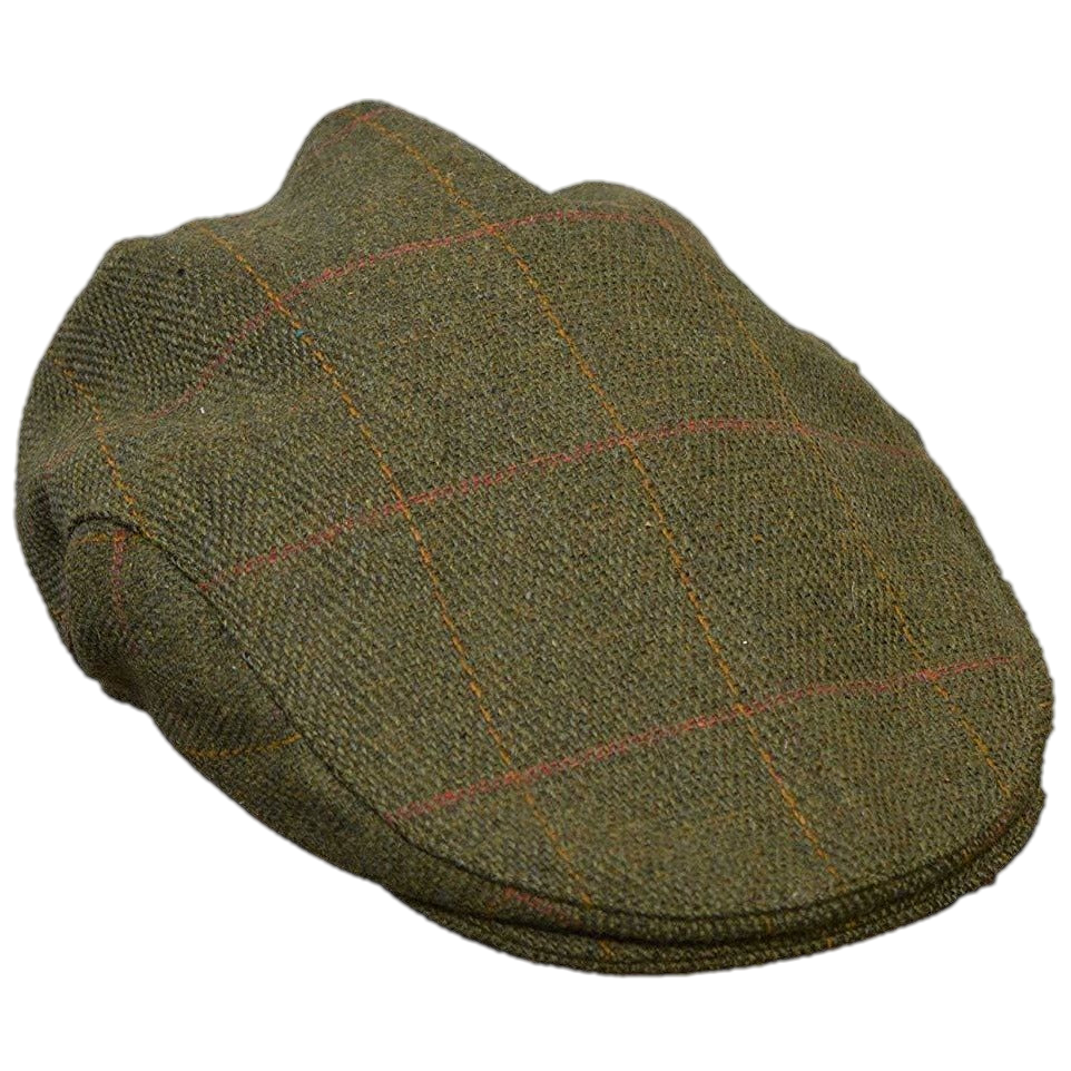 Joules tweed top flat cap