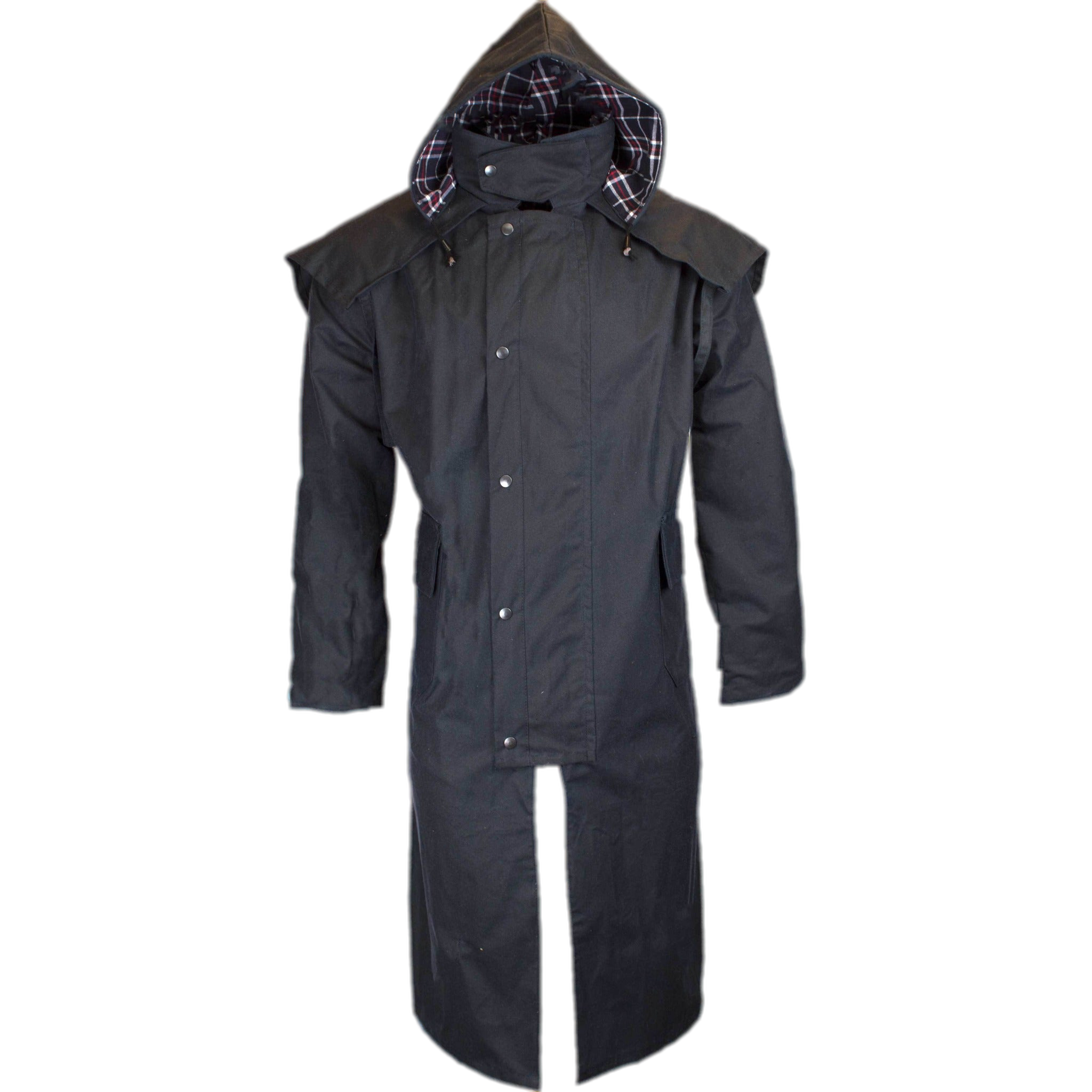 Wax stockman coat on sale