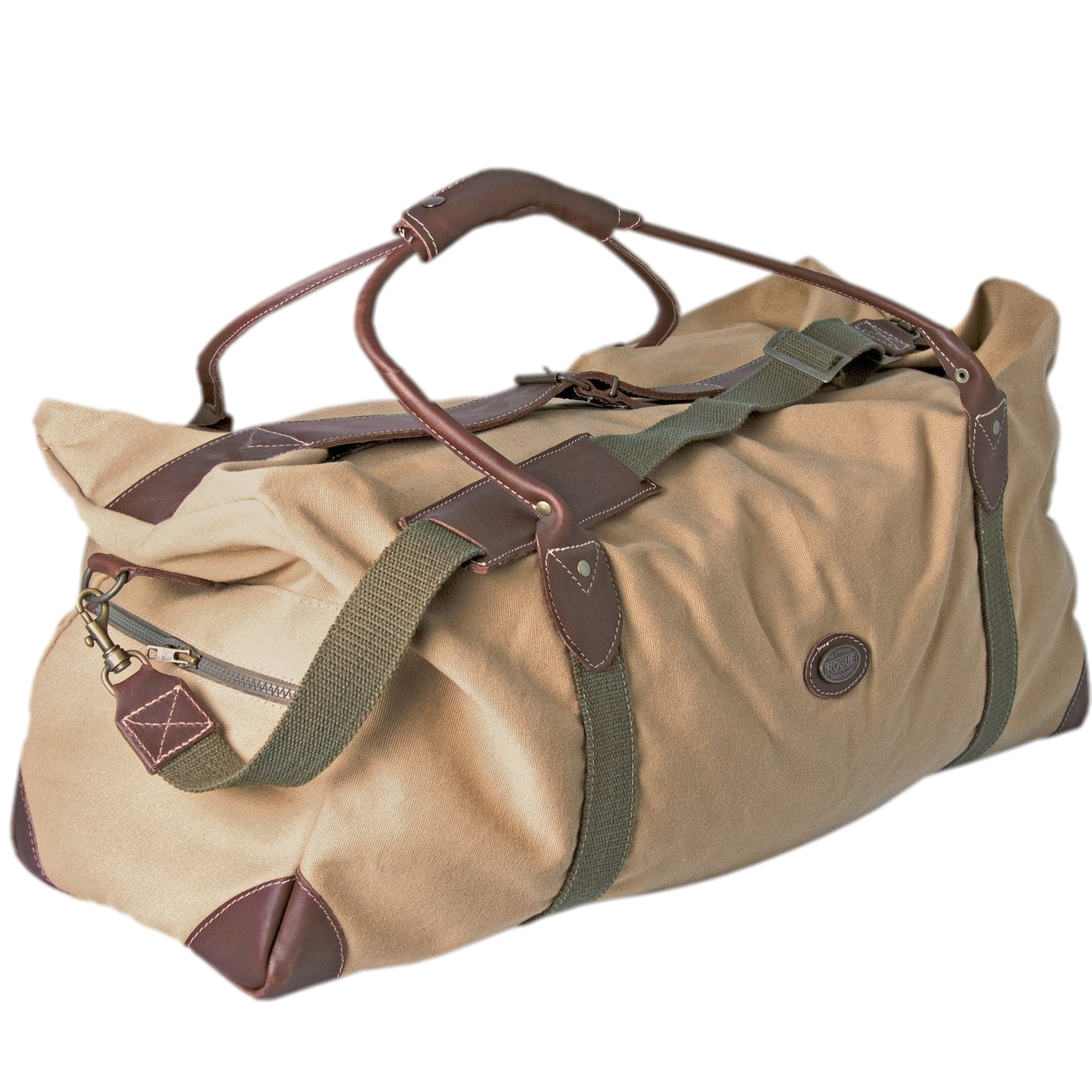 Rogue Canvas Travel Bag / Holdall - Sand / Olive-Equestrian Co.