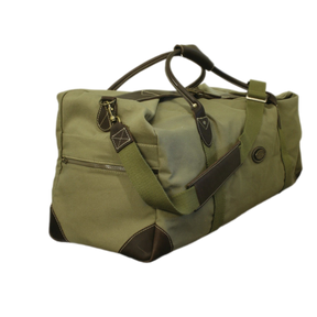 Rogue Canvas Travel Bag / Holdall - Sand / Olive-Equestrian Co.