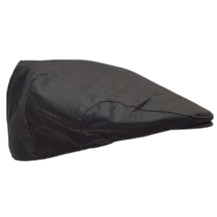 Barbour wax discount flat cap black
