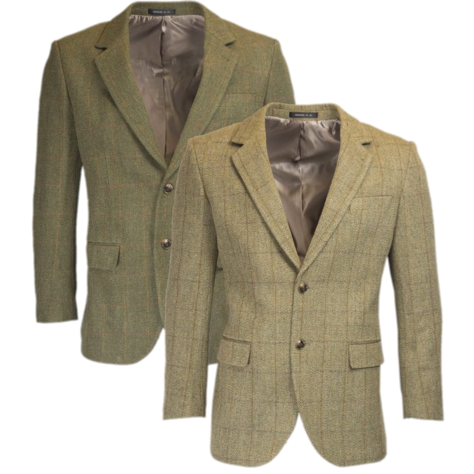 Walker & Hawkes Windsor Light Sage Tweed Country Blazer / Jacket-Equestrian Co.