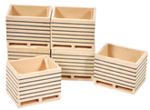 Wooden potato boxes (6x) 1:32