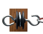 Gate handle anchors