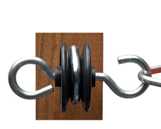 Gate handle anchors