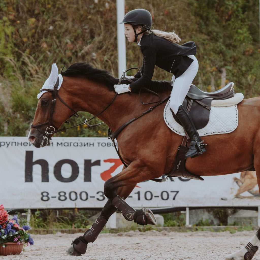 what to wear horseback riding: helmet