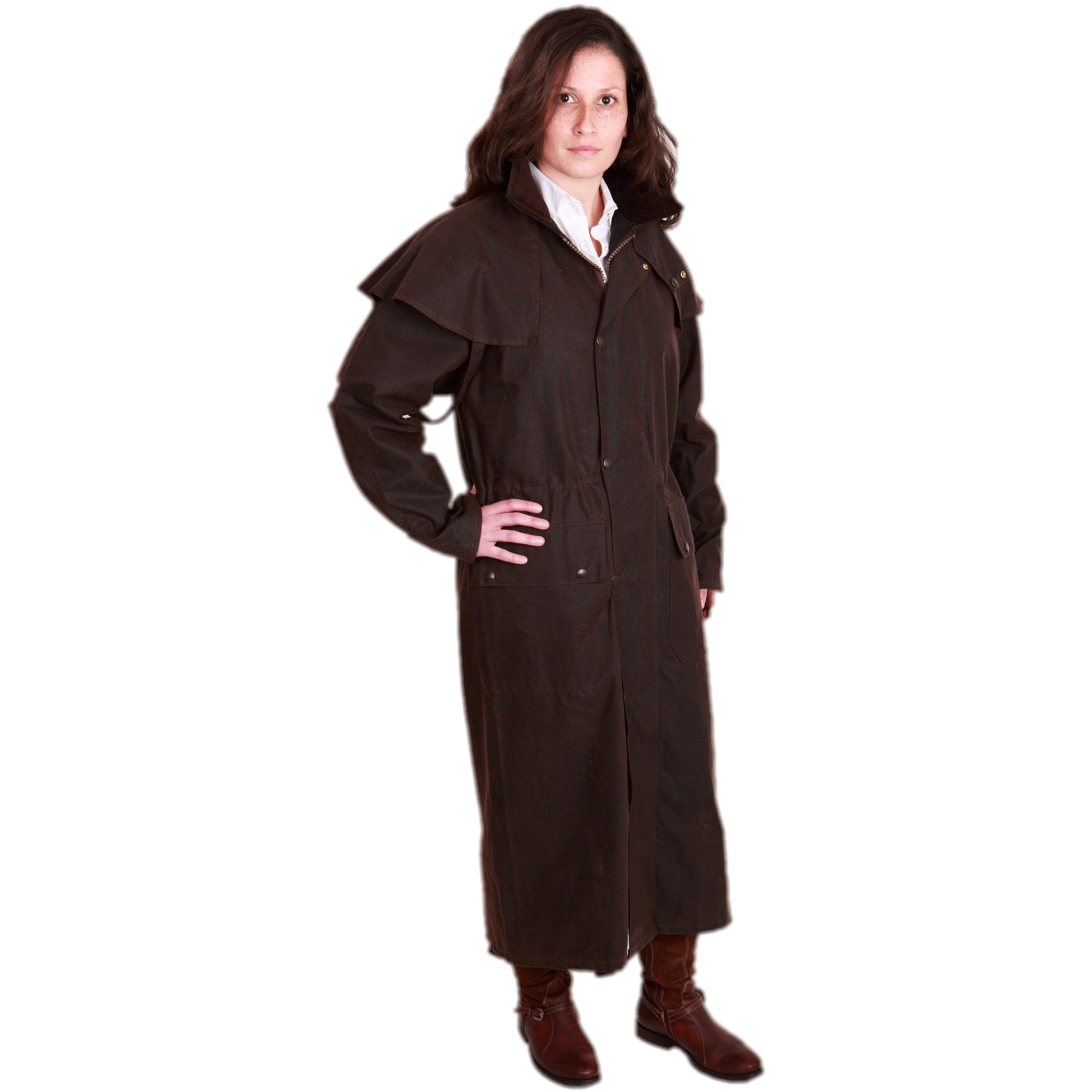 Hunter Outdoor British Lifestyle Outback Classic Long Unisex Wax Coat-Equestrian Co.
