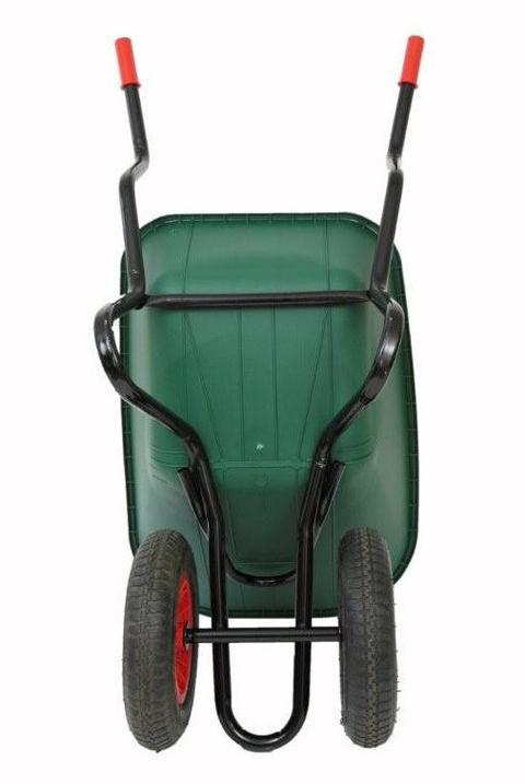 Bullbarrow Bronco Duo Heavy Duty 110 Litre Two Wheeled Wheelbarrow - Equestrian Co. - 1