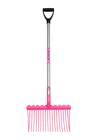 Fyna Lite Groovy Senior Shavings Fork - D Handle
