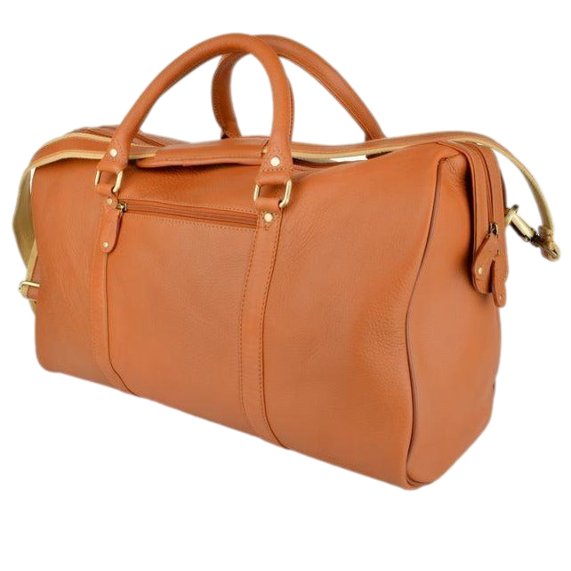 Woodland Leather Soft Cabin Leather Holdall (Multiple Colours)-Equestrian Co.
