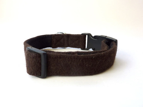 Hailey and Oscar Brown Wool Collar