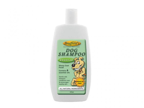 Bradfields Natural Pet Care Dog Shampoo - Regular - 375ml