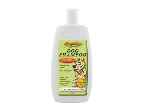 Bradfields Natural Pet Care Dog Shampoo - Citrus - 375ml
